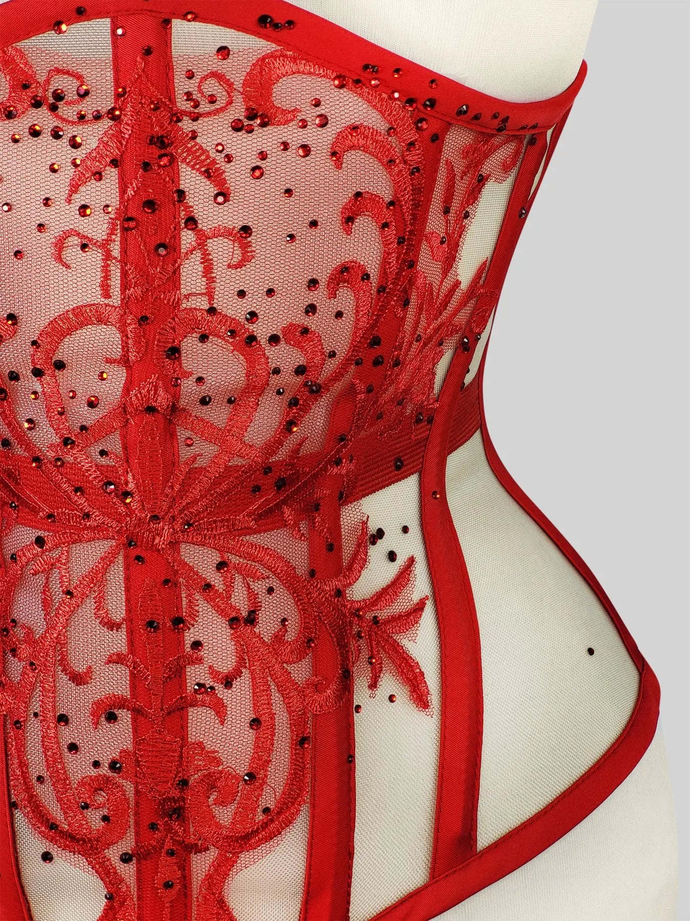 Pré-Commande : Corset Underbust Standard Divine Red - Rebel Madness Rebel Madness