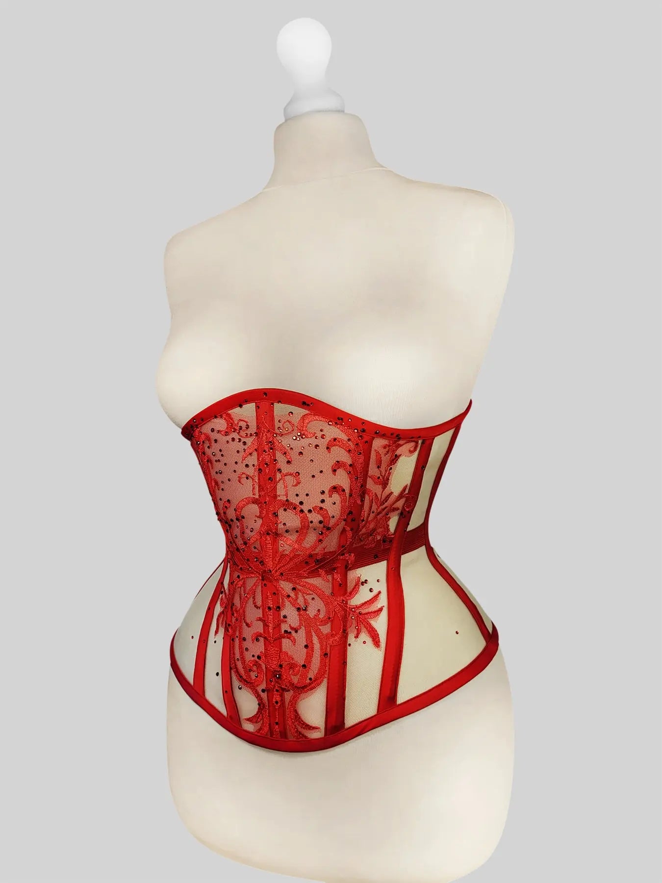 Pré-Commande : Corset Underbust Standard Divine Red - Rebel Madness Rebel Madness