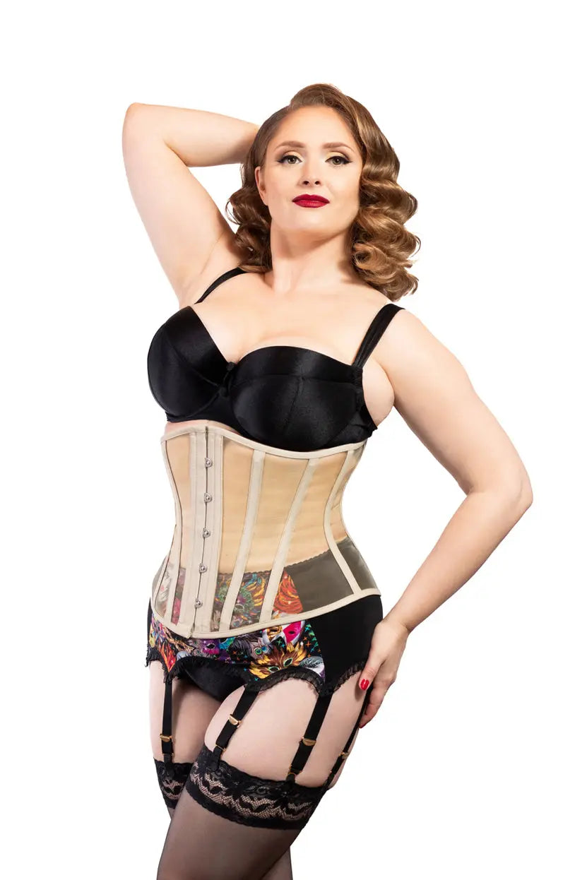 Pré-Commande : Corset Underbust Standard en Maille - Rebel Madness Rebel Madness