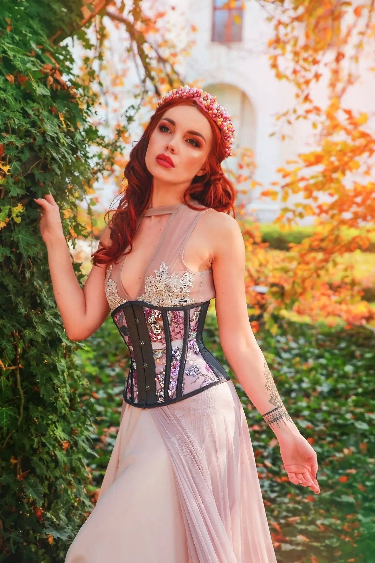 Pré-Commande : Corset Waist Cincher Graphite Glow - Rebel Madness Rebel Madness