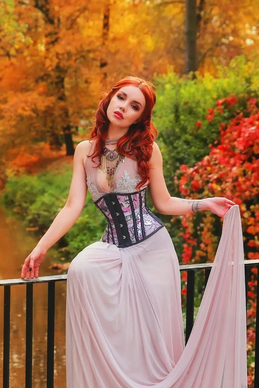 Pré-Commande : Corset Waist Cincher Graphite Glow - Rebel Madness Rebel Madness