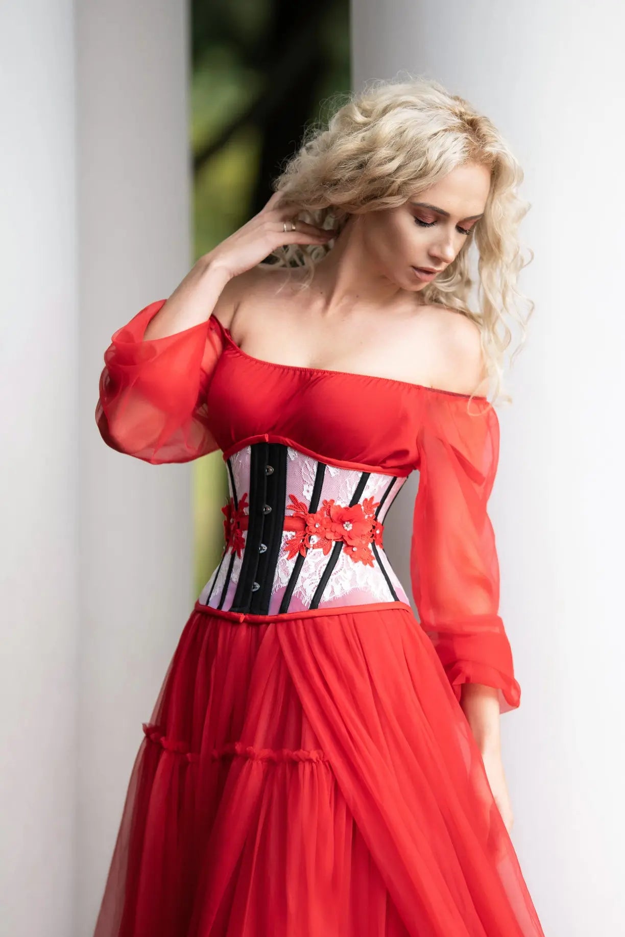 Pré-Commande : Corset Waist Cincher Idyllique - Rebel Madness Rebel Madness