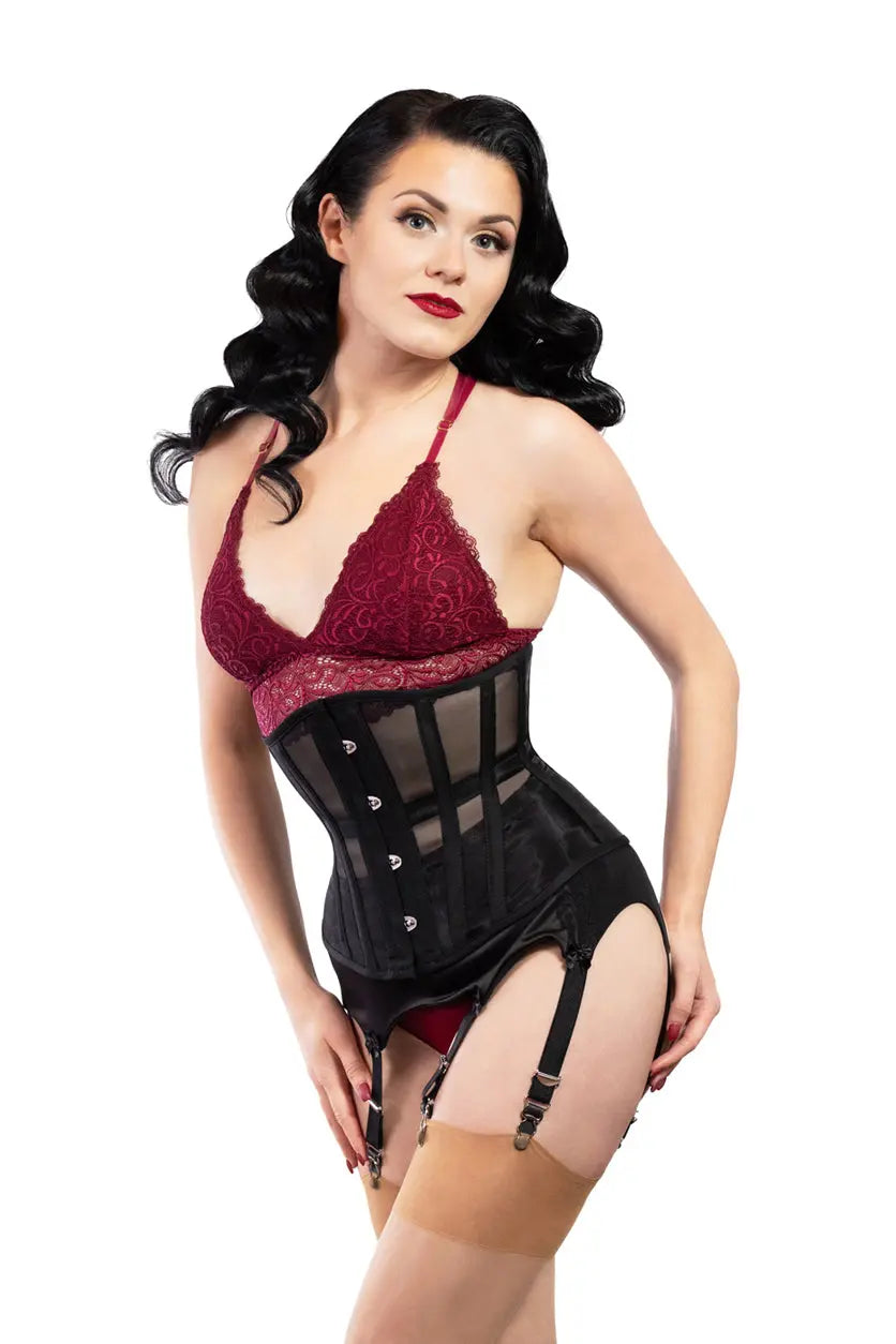 Pré-Commande : Corset Waist Cincher en Maille - Rebel Madness Rebel Madness