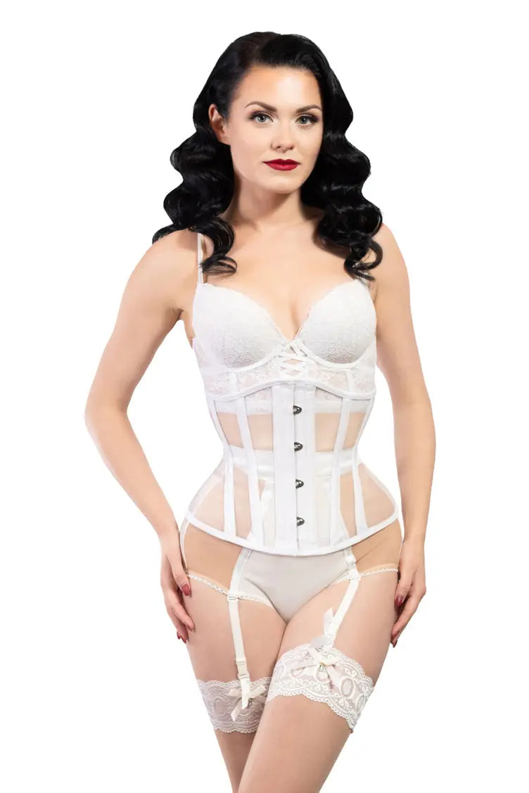 Pré-Commande : Corset Waist Cincher en Maille - Rebel Madness Rebel Madness