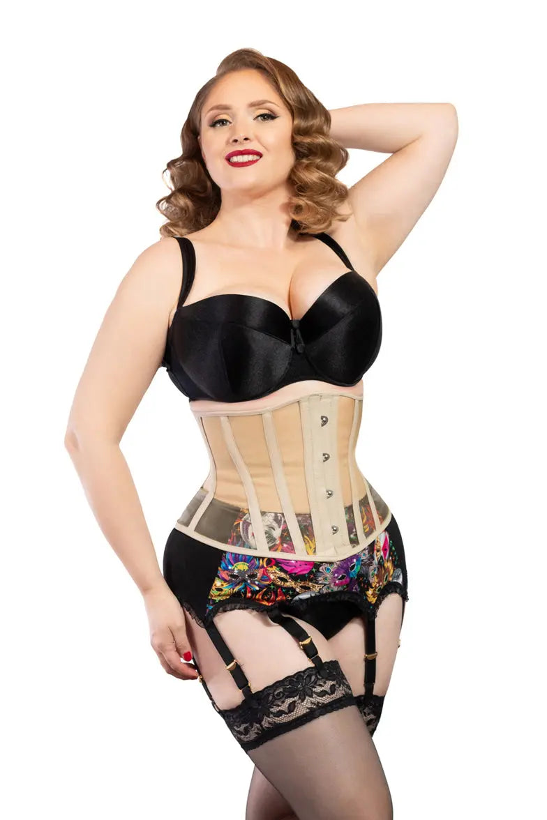 Pré-Commande : Corset Waist Cincher en Maille - Rebel Madness Rebel Madness