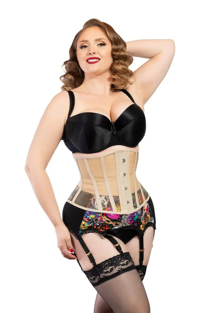 Pré-Commande : Corset Waist Cincher en Maille - Rebel Madness Rebel Madness