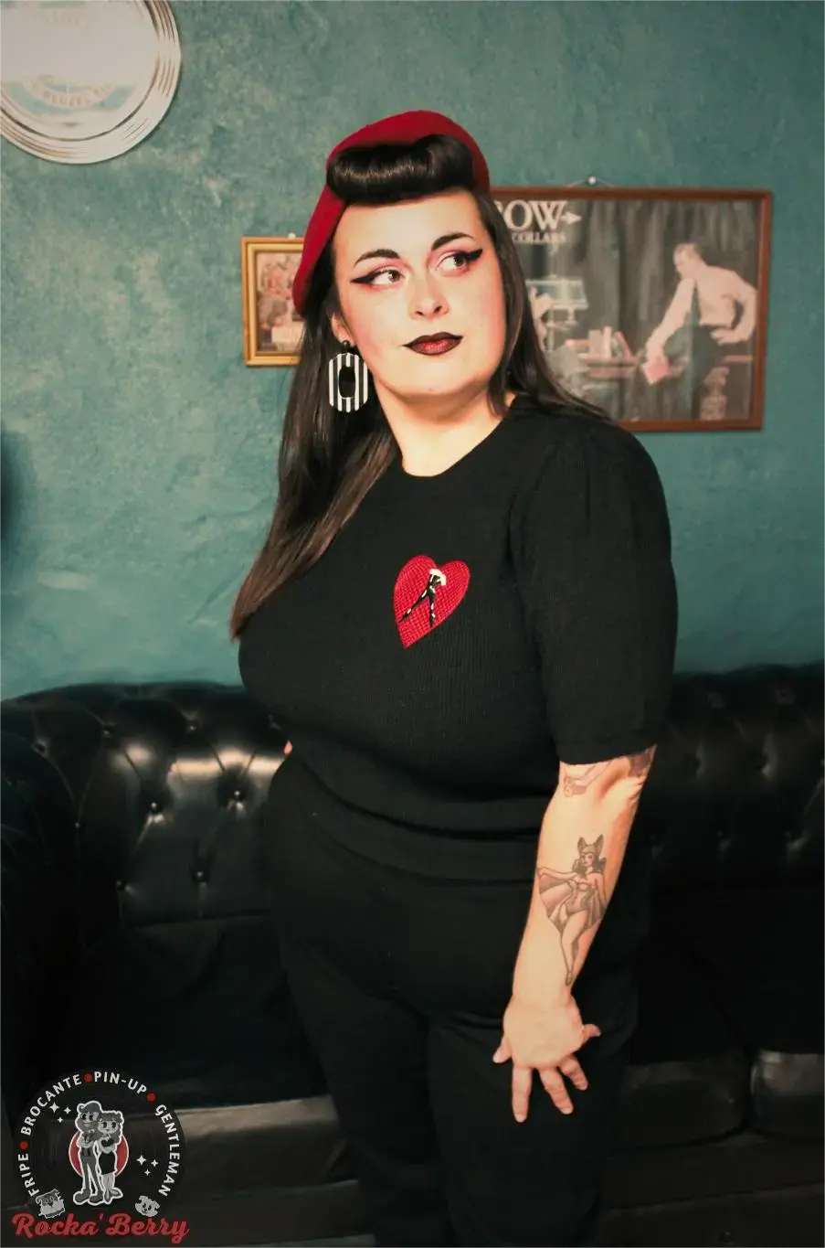 👢Pull Court Noir “Fetish Heart” – Mischief Made