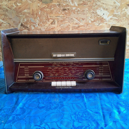Radio vintage SBR 7054 A – Poste à lampes Belge (1953) Rocka'Berry