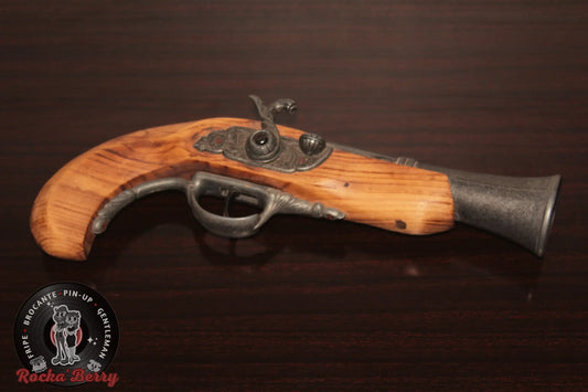 Réplique d'un Pistolet Tromblon (Arme Coloniale factice!) - Bois et Métal - Rocka'Berry