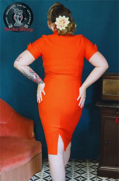 Robe Crayon Lois Orange - Zoé Vine Zoé Vine