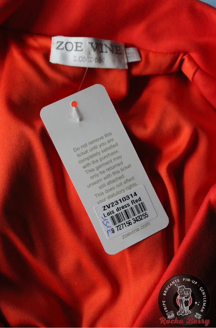 Robe Crayon Lois Orange - Zoé Vine Zoé Vine