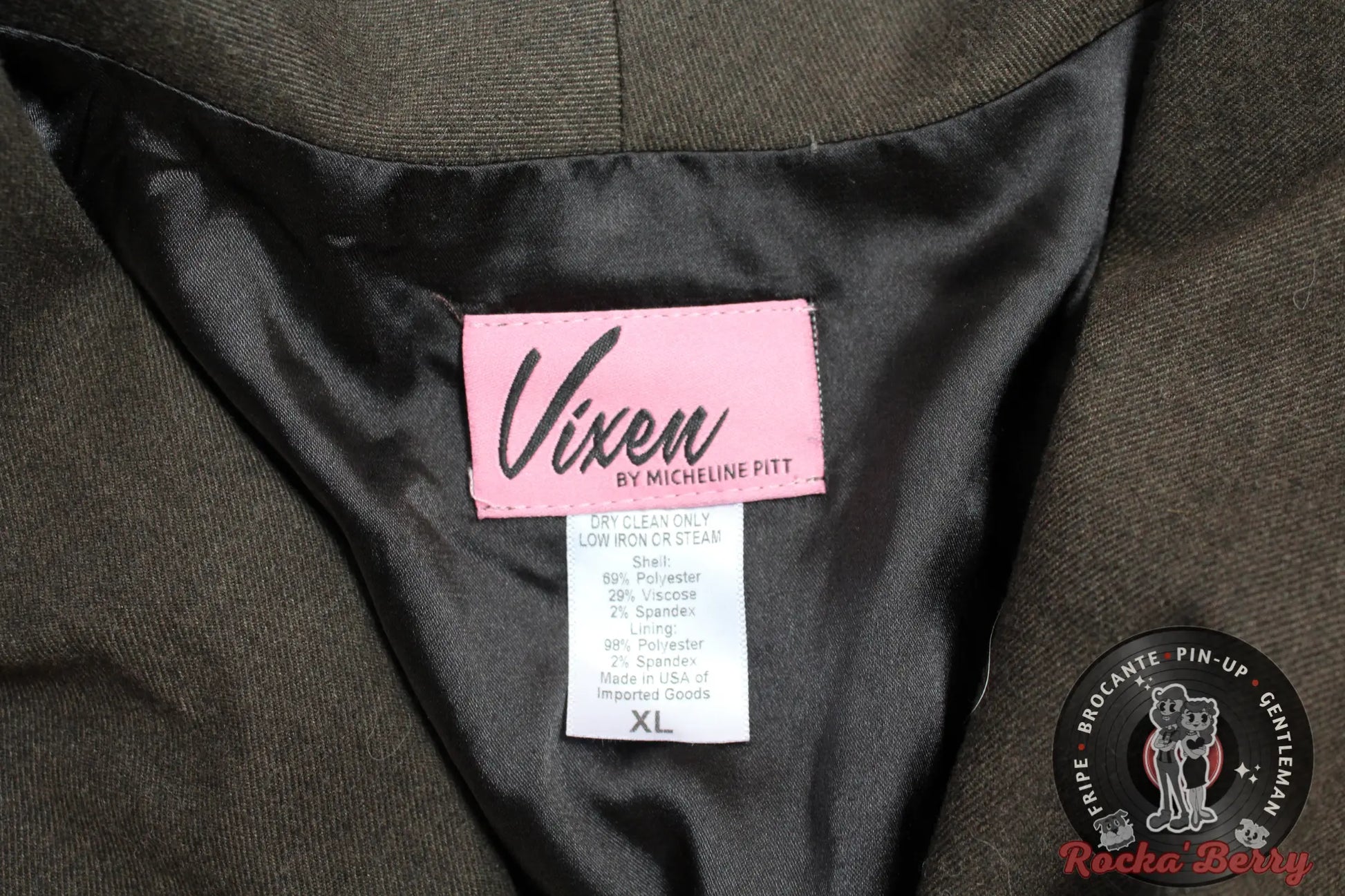Robe Crayon Marron Miss Kitty Collection  - Vixen by Micheline Pitt Vixen by Micheline Pitt