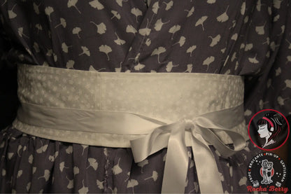 🌸Robe Kimono Peplum Lavande – Collection Pin-Up Nippon🌸