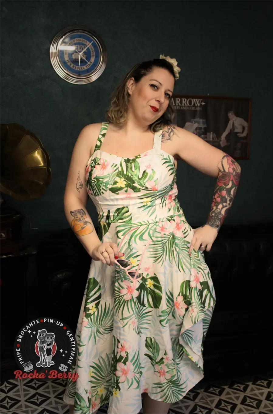 Robe Swing Tiki Tropical - Belle Poque Belle Poque