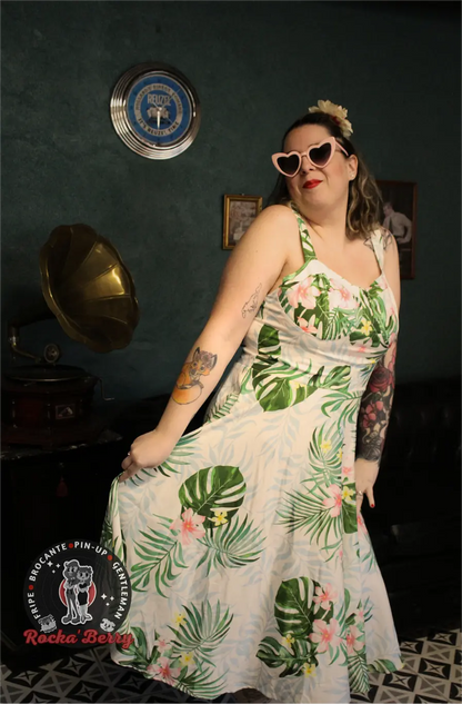 Robe Swing Tiki Tropical - Belle Poque Belle Poque