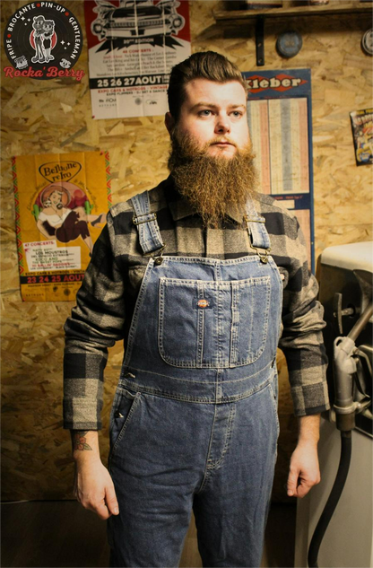 🔧 Salopette en Denim Dickies Workwear – Seconde Main Authentique 🪓