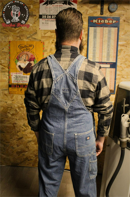 🔧 Salopette en Denim Dickies Workwear – Seconde Main Authentique 🪓