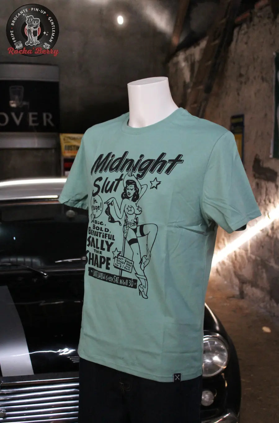 T-shirt Kustom Bleu Midnight Slut - King Kerosin King Kerosin