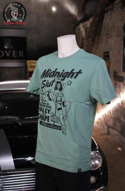 T-shirt Kustom Bleu Midnight Slut - King Kerosin King Kerosin