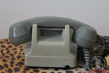 Téléphone Vintage 60s en Bakelite Socotel S63 Gris 5   - Made in France Rocka'Berry