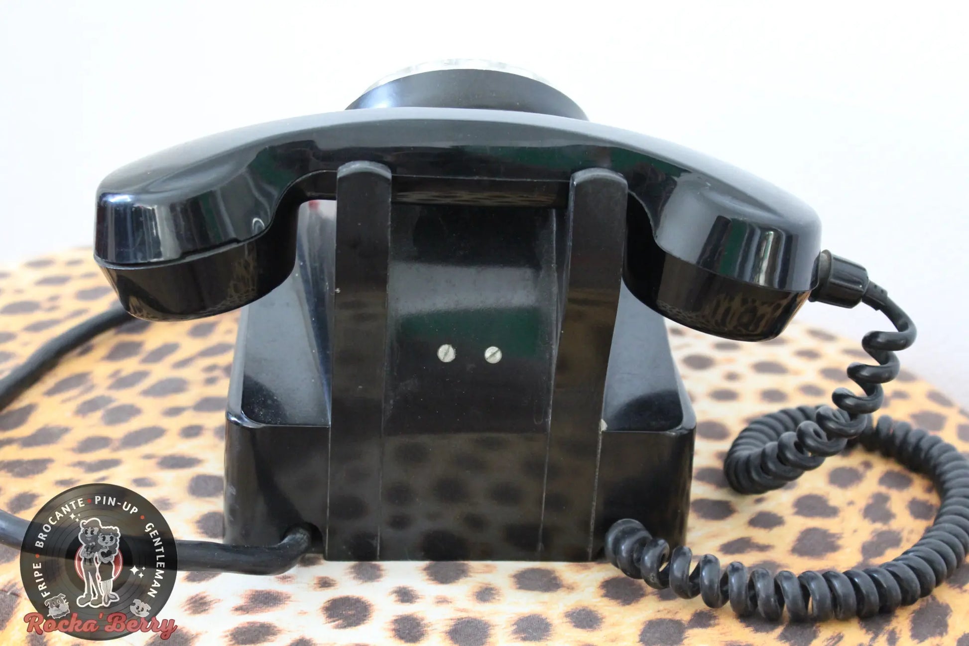 Téléphone de Standard Vintage 50s en Bakelite CIT Noir   - Made in France Rocka'Berry
