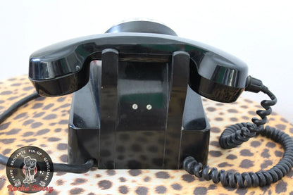 Téléphone de Standard Vintage 50s en Bakelite CIT Noir   - Made in France Rocka'Berry