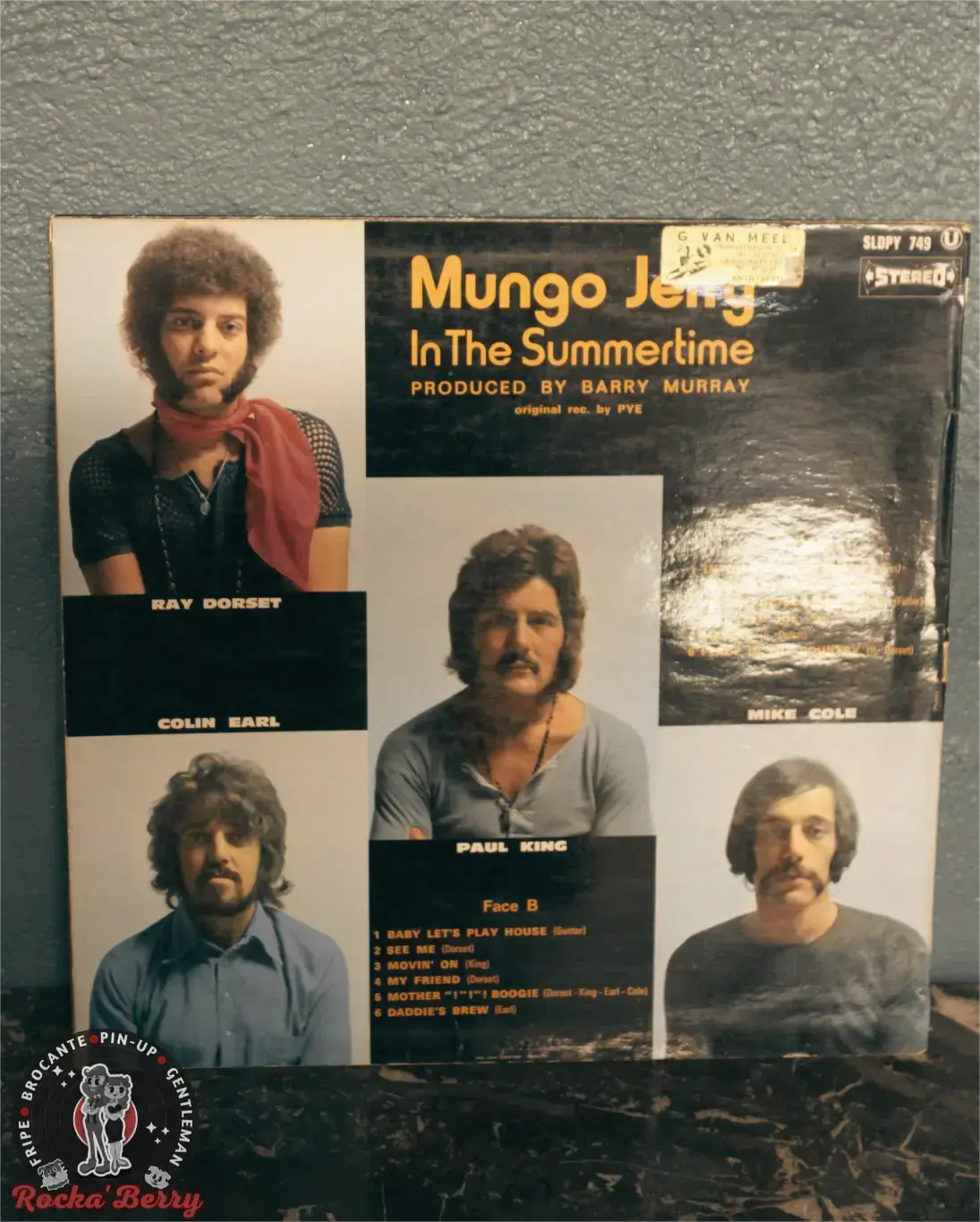 Mungo Jerry "In the Summertime" ( FR/ 1970 ) - Vinyle 33T Rocka'Berry